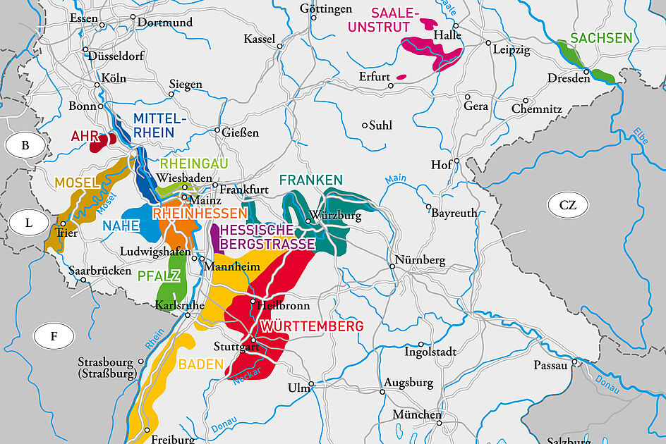 weinanbaugebiete deutschland karte